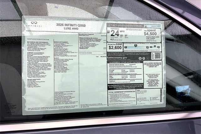 2026 INFINITI QX60 LUXE