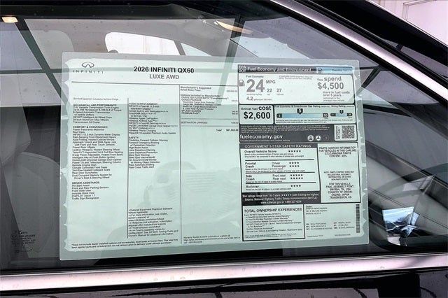 2026 INFINITI QX60 LUXE