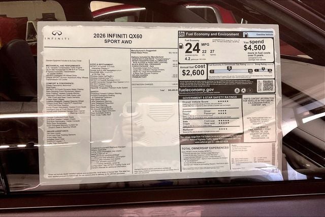 2026 INFINITI QX60 SPORT
