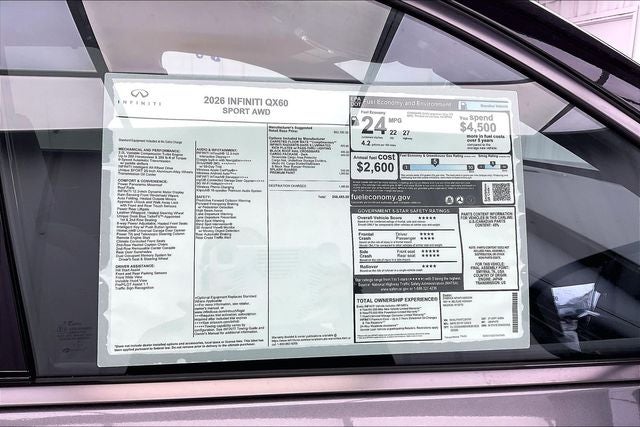 2026 INFINITI QX60 SPORT