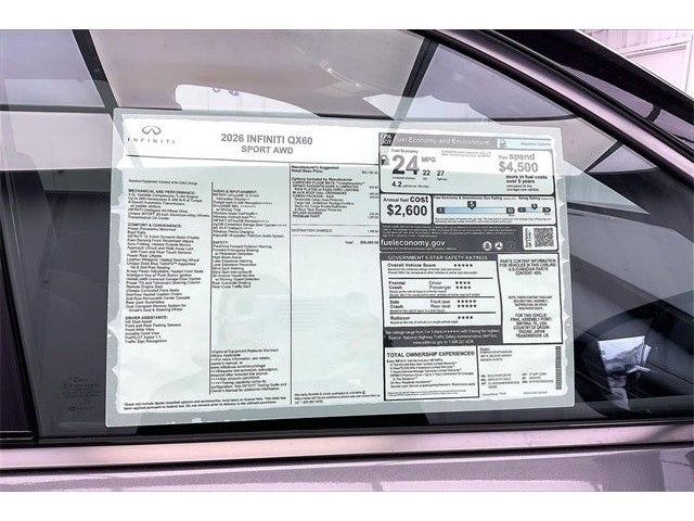 2026 INFINITI QX60 SPORT