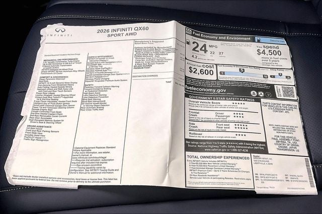 2026 INFINITI QX60 SPORT