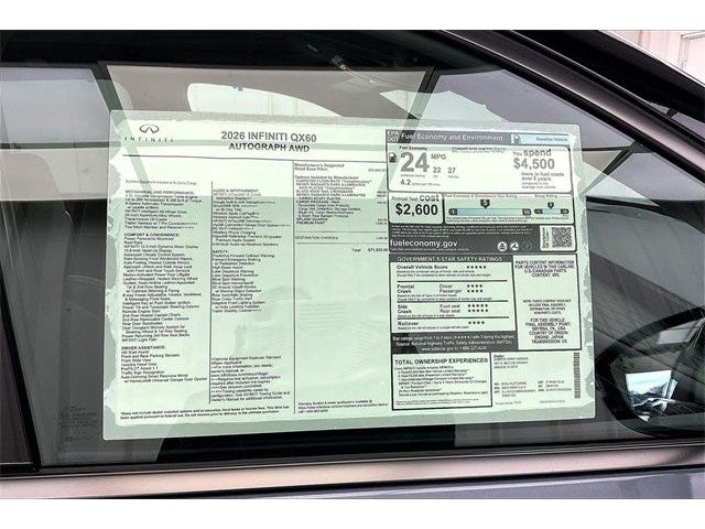 2026 INFINITI QX60 Autograph