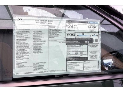 2026 INFINITI QX60 Autograph