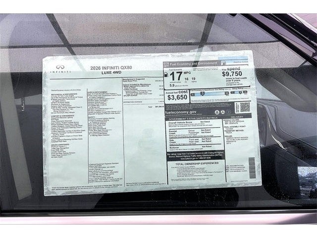 2026 INFINITI QX80 LUXE