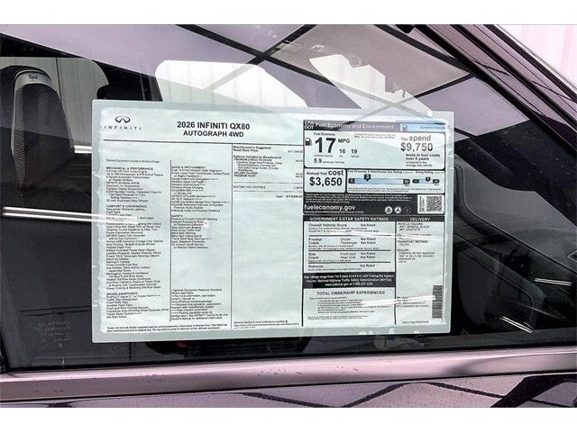 2026 INFINITI QX80 AUTOGRAPH