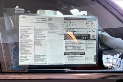 2026 INFINITI QX80 AUTOGRAPH
