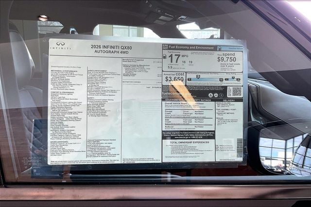 2026 INFINITI QX80 AUTOGRAPH