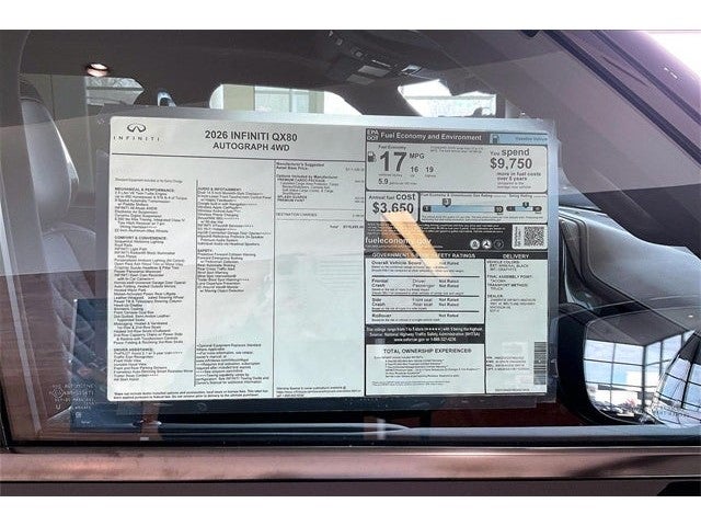 2026 INFINITI QX80 AUTOGRAPH