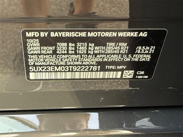 2026 BMW X7 xDrive40i