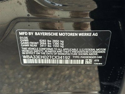 2026 BMW 740i 740i xDrive