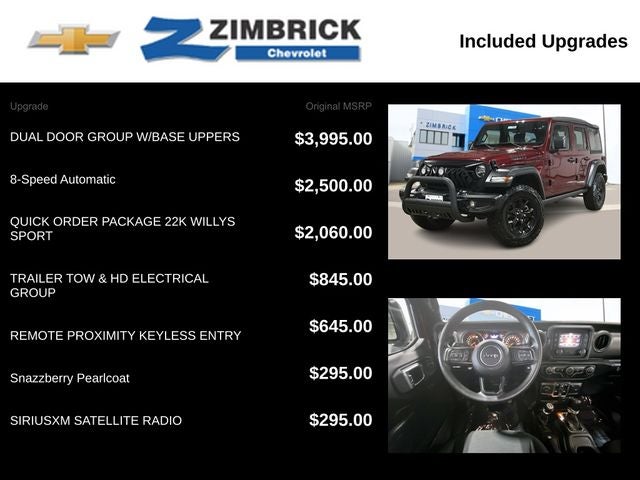 2021 Jeep Wrangler Unlimited Willys