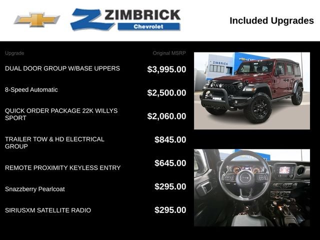 2021 Jeep Wrangler Unlimited Willys
