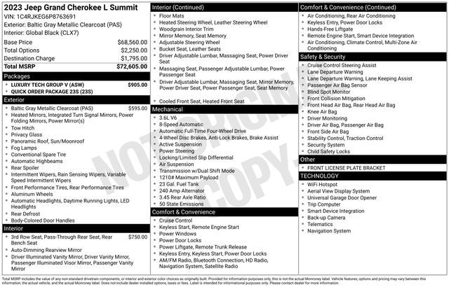 2023 Jeep Grand Cherokee L Summit