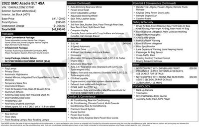2022 GMC Acadia SLT