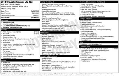 2014 Chevrolet Traverse LTZ