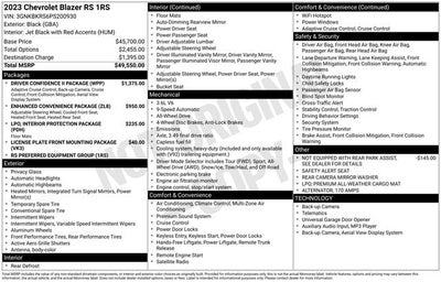 2023 Chevrolet Blazer RS