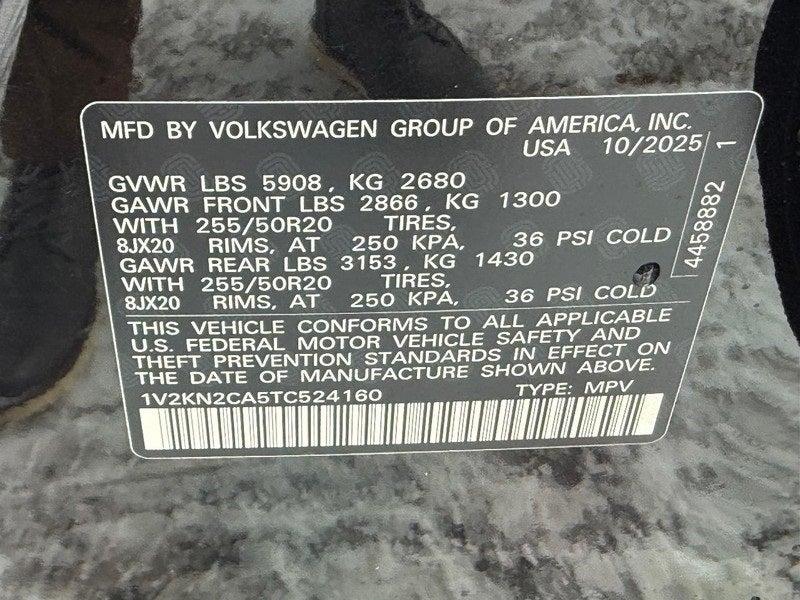 2026 Volkswagen Atlas 2.0T SE w/Technology