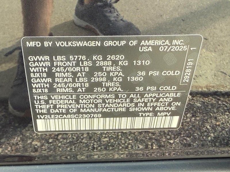 2025 Volkswagen Atlas Cross Sport 2.0T SE