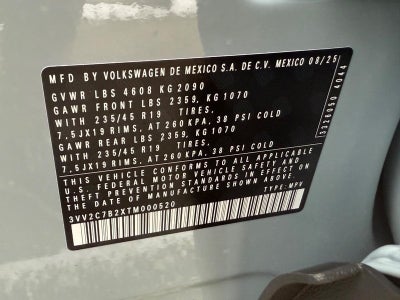 2026 Volkswagen Taos 1.5T SE Black