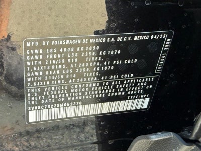 2025 Volkswagen Taos 1.5T S