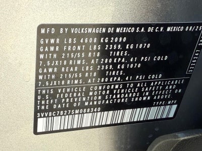 2025 Volkswagen Taos 1.5T S