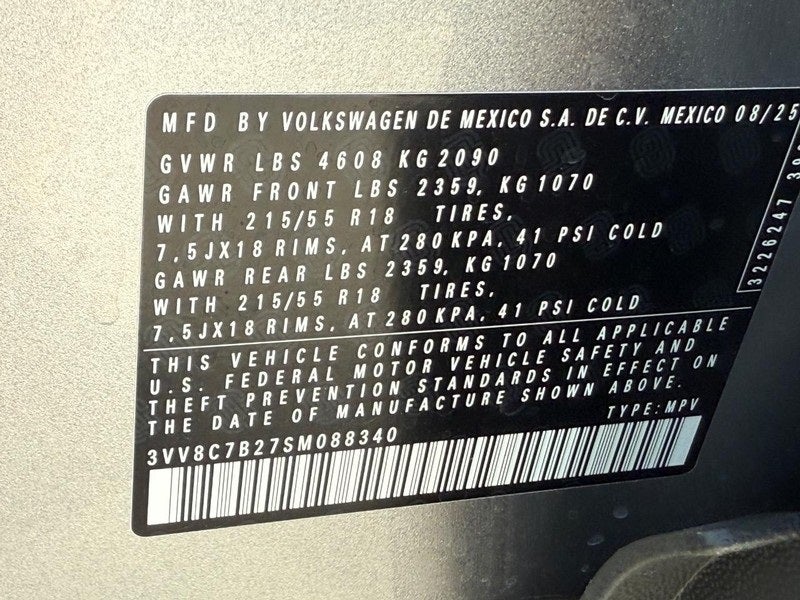 2025 Volkswagen Taos 1.5T S