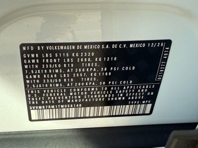 2026 Volkswagen Tiguan 2.0T SE