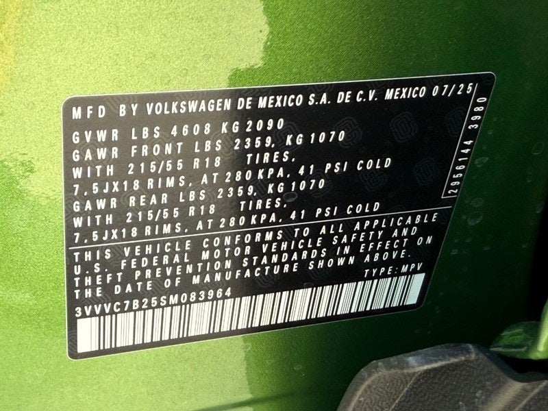 2025 Volkswagen Taos 1.5T SE