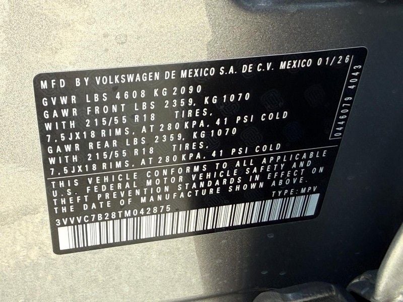 2026 Volkswagen Taos 1.5T SE