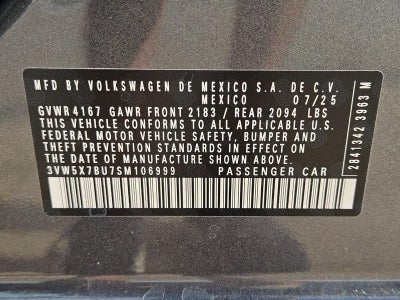 2025 Volkswagen Jetta 1.5T S