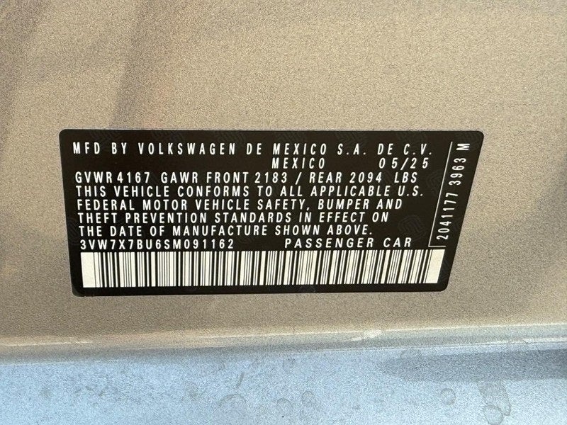 2025 Volkswagen Jetta 1.5T SE