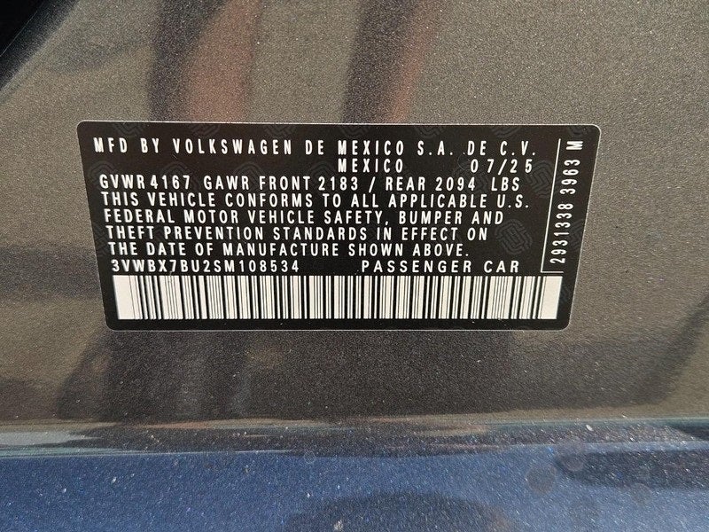 2025 Volkswagen Jetta 1.5T Sport