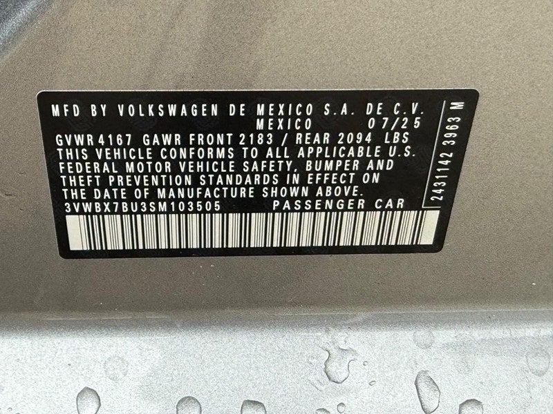 2025 Volkswagen Jetta 1.5T Sport