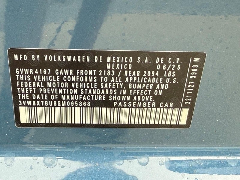 2025 Volkswagen Jetta 1.5T Sport