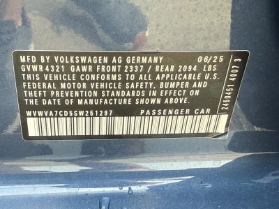 2025 Volkswagen Golf GTI Autobahn