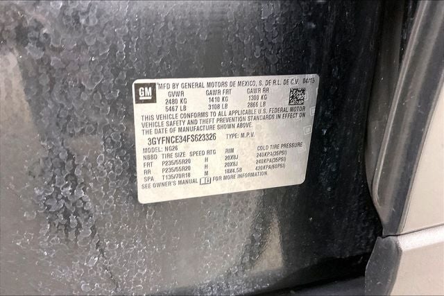 2015 Cadillac SRX Performance