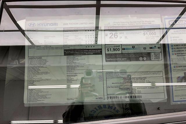 2026 Hyundai Tucson Limited AWD