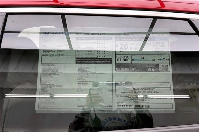 2026 Hyundai Tucson Limited AWD