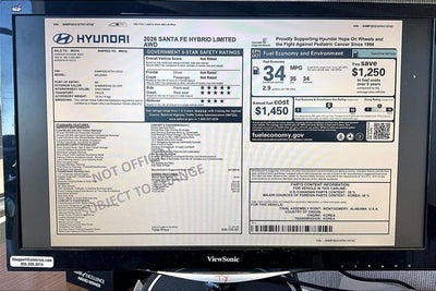 2026 Hyundai Santa Fe Hybrid Limited