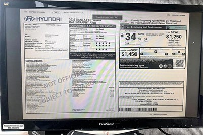 2026 Hyundai Santa Fe Hybrid Calligraphy