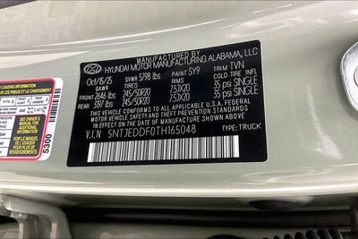 2026 Hyundai Santa Cruz Limited