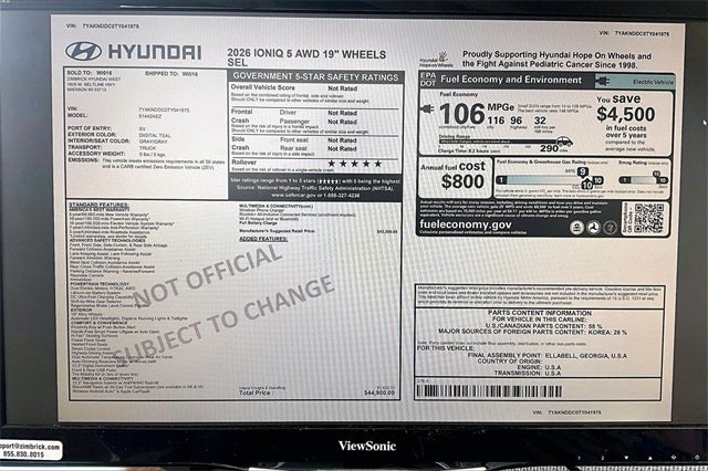 2026 Hyundai IONIQ 5 SEL