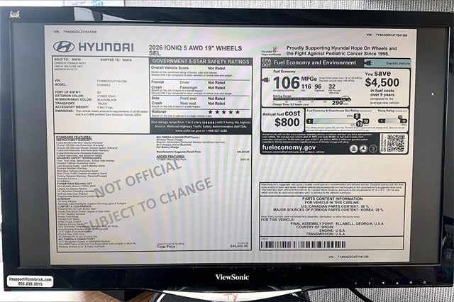 2026 Hyundai IONIQ 5 SEL