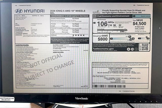 2026 Hyundai IONIQ 5 SEL