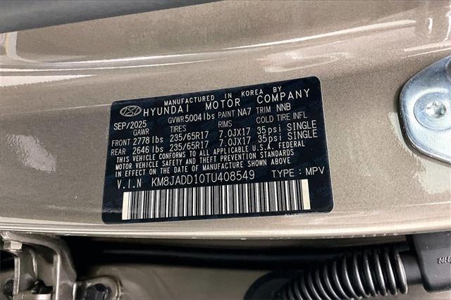 2026 Hyundai Tucson Hybrid Blue