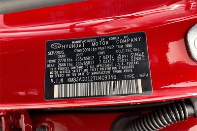 2026 Hyundai Tucson Hybrid Blue