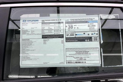 2026 Hyundai Tucson Hybrid Blue