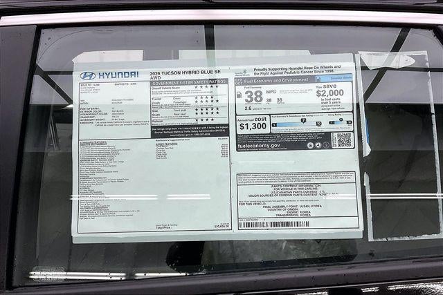 2026 Hyundai Tucson Hybrid Blue