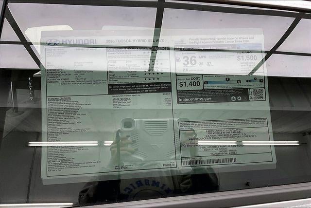 2026 Hyundai Tucson Hybrid SEL AWD